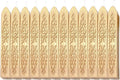 Yoption 12 Pcs Sealing Wax Sticks with Wicks, Antique Light Gold Totem Fire Manuscript Seal Wax for Wax Seal Stamp