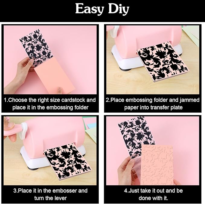 20 Pcs Embossing Folders for Card Making, DIY Craft Template Embossing Stencil Plastic Paper Card Decorating Mold Folder for Scrapbook Photo Album DIY Craft Making, 5.9 x 4.1 Inch (Vintage)