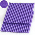 Purple Wax Seal Sticks, 30pcs Sealing Wax Sticks, HOSEALING Glue Gun Wax Seal Sticks for Wax Seal Stamp, Premium Sealing Wax for Wedding Invitations, Letter, Envelope, Craft Adhesive (Mini Size)