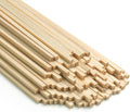 Square Wooden Dowel Rods Wood Sticks for Crafts 1/8"x 12", 100 PCS Square Wood Dowels Wooden Sticks for Crafting, Unfinished Pine Hardwood Sticks for Models Making Miniatures Woodworking Dollhouses