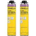 Stanley Quick Bond Adhesive Foam - 2x24oz, Reliable Bond Adhesive for Various Materials, Strong bonding, No Mixing, Gun Use, Gun NOT Included | 2 Pack