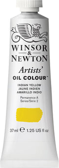 Winsor & Newton Artists' Oil Color, 37ml (1.25 oz) Tube, Indian Yellow