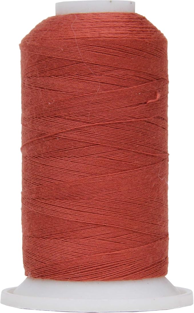 Threadart Polyester All-Purpose Sewing Thread - 600m - 50S/3 - Terra Cotta