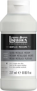 Liquitex Professional Effects Medium , 237ml (8-oz), Silver Metallic Medium