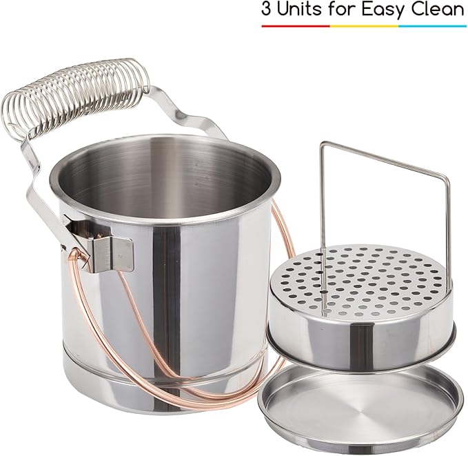 MEEDEN Portable Paint Brush Washer: Airtight Stainless Steel Artist Brush Cleaner with Extra Large Capacity - Paint Brush Holder for Oil & Acrylic Painting