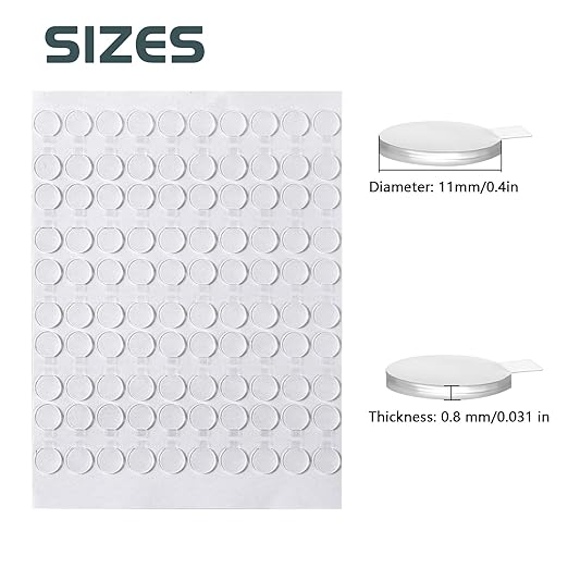 Adhesive Stick dots Two-Sided Sided Mounting Putty Stick Tack for Wall Hanging Crafts Balloons Festival Party Decorations,Clean Removable(0.4"*0.4"-700)