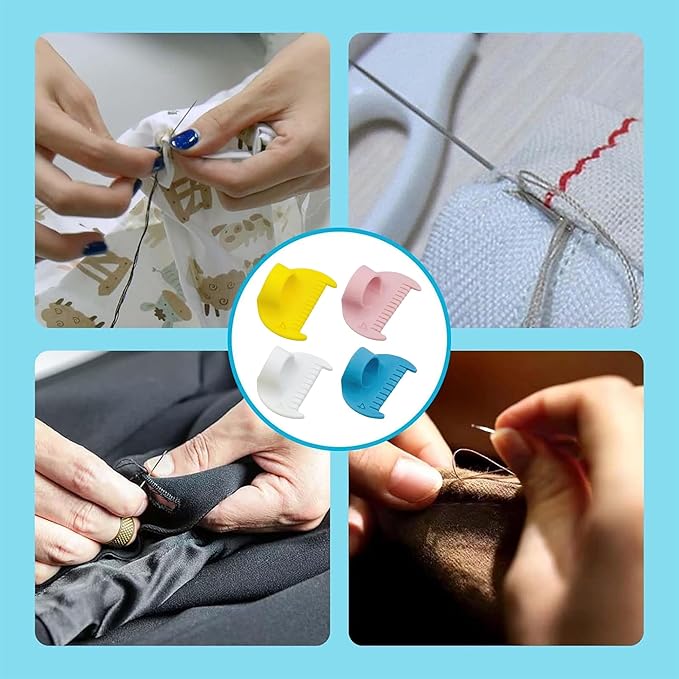 5mm Seam Guide for Hand Sewing Edge Lockranding Tool 5 PCS Set for Leather/Fabric/Craft Sew, Grey