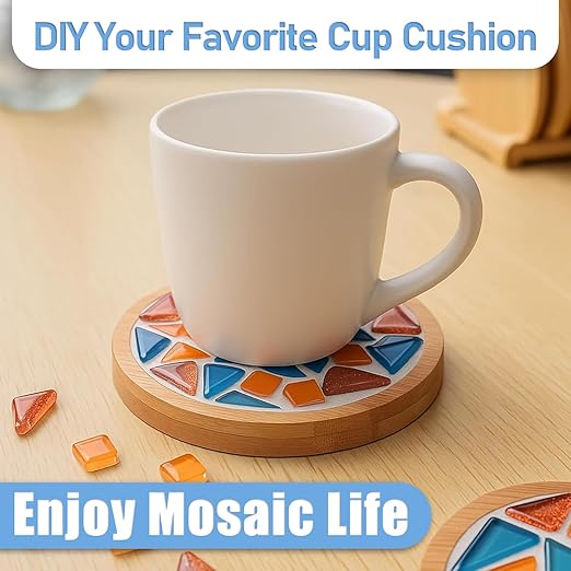 Mosaic Crystal Grout, Mosaics Tile Tools, Mosaic Tile Accessories – Essential for Handmade Grouting and Perfect for DIY Craft Projects (White, 17.6oz)