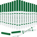 18 Pcs Line Washable Markers Bulk Green Fine Tip Markers Set Coloring Thin Tip Drawing Washable Pen for Kids Art School Classroom Back to School Gender Reveal Party Supplies, Ages 6+