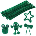 60 Pieces Green Pipe Cleaners - Pipe Cleaners Chenille Stem,Bulk Art & Craft Pipe Cleaners for Christmas Craft and Creative Home Decoration