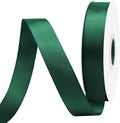 Spruce Satin Ribbon 7/8" X 50 Yards Solid Color Double Faced Ribbons Perfect for Crafts Wedding Decor Bow Making Arts Sewing and More