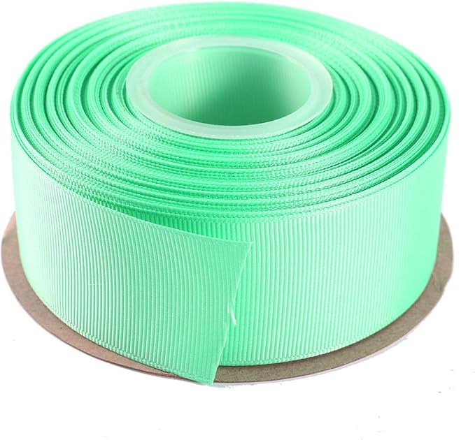 ITIsparkle 11/2" Inch Grosgrain Ribbon 25 Yards-Roll Set for Gift Wrapping Cake Decoration Party Favor Hair Braids Hair Bow Baby Shower Decoration Floral Arrangement Craft Supplies, Aqua Ribbon