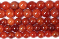 8mm 45pcs Natural Red Dragon Vein Agate Stone Beads for Jewelry Making Energy Healing Round Beads DIY Bracelet Necklace Accessories 15" (8mm, Red Dragon Vein Agate)