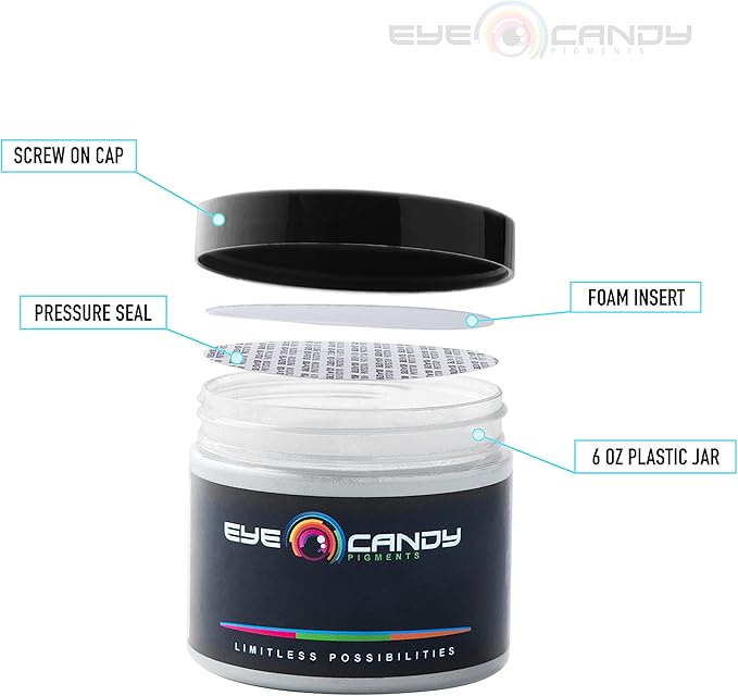 Eye Candy Premium Mica Powder Pigment “Karummetou” (50g) Multipurpose DIY Arts and Crafts Additive | Woodworking, Epoxy, Resin, Bath Bombs, Paint, Soap, Nail Polish, Lip Balm