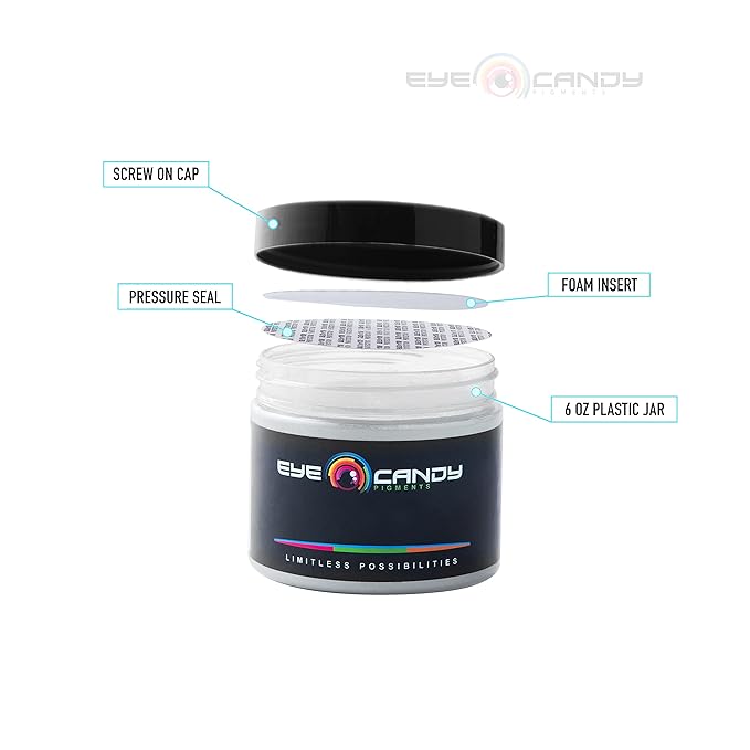 Eye Candy Pigments Premium Ghost Mica Powder - Ghost Green (50gr) - for Epoxy, Resin, Soap, Paint, Woodworking, Acrylic Pouring, Bath Bombs, Fishing Lures - DIY Arts and Crafts Additive