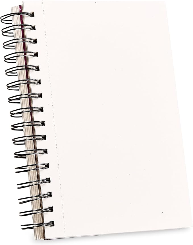 Ashby - Watercolor Paper Pads (5.5" x 8.5") - Pack of 3 (108 Total Sheets) - 140lb (300 GSM) Spiral Bound Notebook, Acid-Free, Cold Press - Ideal for Most Wet & Dry Media, Journaling and Drawing