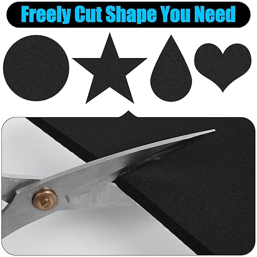 ToLanbbt 8 PCS Adhesive Foam Padding Sheets Closed Cell Neoprene Foam Sheet 1/2" Thick, 6" x 6" Self Stick Insulation Anti Vibration Pads Anti-Slip for Furniture, Cars, Speakers, DIY