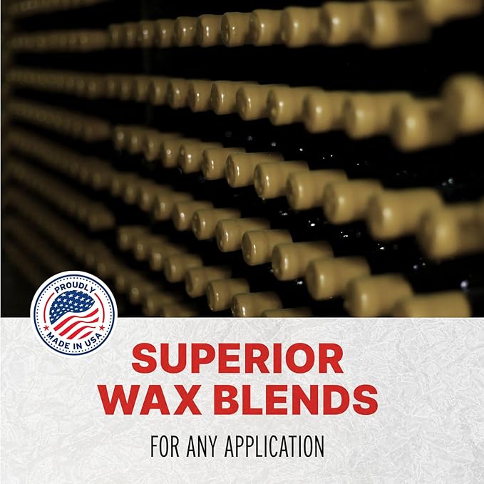 Blended Waxes, Inc. Bottle Sealing Wax, Pastille Wax Seal Beads For Wine, Beer, and Liquor Bottle Sealing, Seals Between 25-30 Bottles, 1 lb, Honey