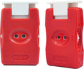 2 Pieces Knitting Counters, Knitting Needle Marking Tool, Plastic Knitting Stitch Counter, Crochet Yarn Row Counter Red