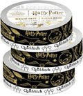 Paper House Productions Harry Potter 3-Pack Set of 2 Foil Accent Washi Tape Rolls for Scrapbooking and Crafts - Quidditch Match
