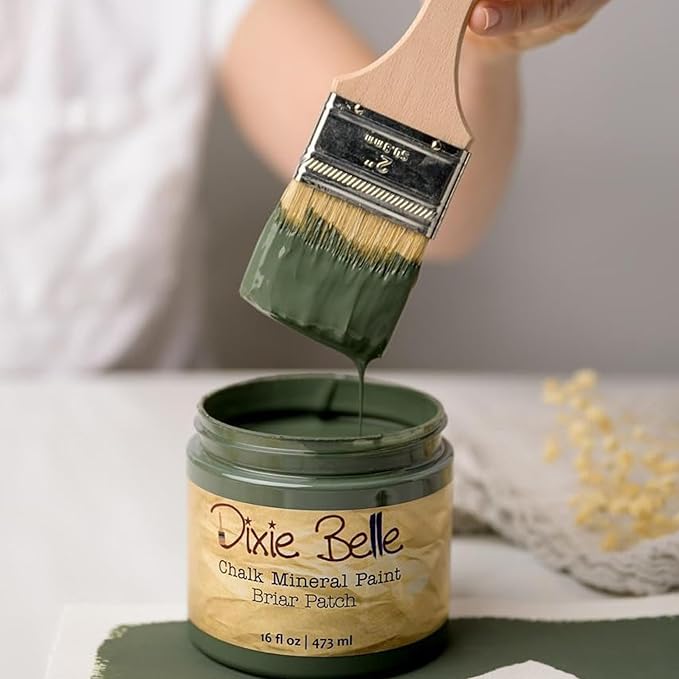 Dixie Belle Paint Company Chalk Finish Furniture Paint – Briar Patch (32oz) – Matte Chic Chalk Mineral DIY Furniture Paint