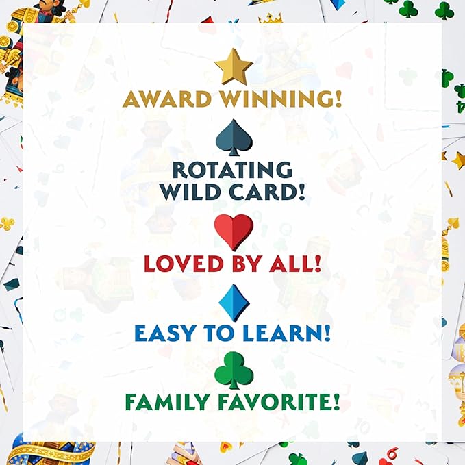 Five Crowns Scorepad – 130 Page Replacement Score Sheet, Card Game Score Card, Tracks 7 Players at Once, Gift for Kids, Birthday Gifts