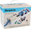 Simplicity 3881925US Sewing and Quilting Bias Tape Maker Tool with 6 Different-Sized Tips, Multicolor, 9pcs