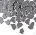 0.78"-1.57" Irregular Ceramics Mosaic Tiles,1.1LB Mosaic Pieces Stones for Home Decoration DIY Craft Plates Flowerpots Vases Cups Mosaic Making Supplies (Gray)