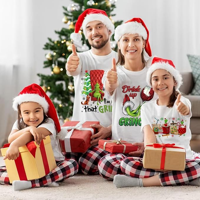 Christmas Iron on Decals Transfer, Funny Christmas Heat Transfer Stickers Iron on Patches for Clothes T-Shirts Pillow Cover Hoody Bag Xmas DIY Craft Supplies Vinyl Stickers (18PC-A)