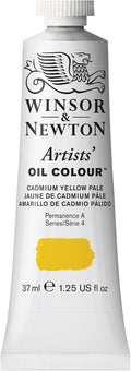 Winsor & Newton Artists' Oil Color, 37ml (1.25 oz) Tube, Cadmium Yellow Pale