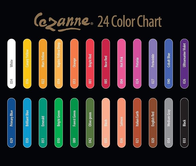 Creative Mark Cezanne Premium Colored Pencils Canary Yellow 6 Pack - Highly-Pigmented Drawing Pencils - Coloring Pencils for Drawing, Blending, Coloring, and More