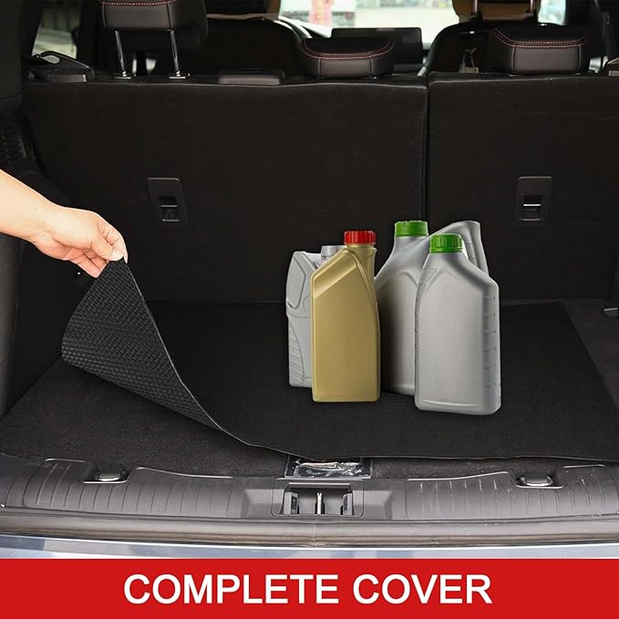 Golener Oil Spill Mat - Garage Floor Mat, Absorbent Oil Pad, Premium Maintenance Mat, Waterproof, Contain Liquid, Protect Garage Surface from Spill & Stain, Reusable, Washable, Durable, Black, 59”x72”
