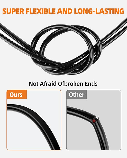 16 Gauge Wire, 16 AWG 2 Conductor Electrical Wire, Flexible/Oxygen-Free Tinned Copper/Stranded PVC 16/2 Cord for Automotive, Marine, LED Strips, Solar, RV, Lighting (30FT)