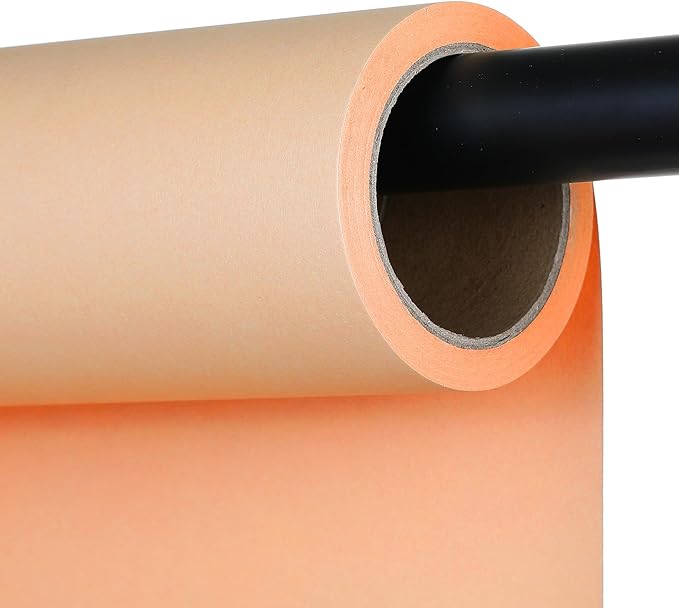 Seamless Photography Background Paper Roll, Blue Photo Paper Backdrop for Photography, Video and Streaming (Ivorine, 107" x32')