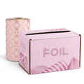 Segbeauty Embossed Foil Aluminum Roll, 164 ft Hair Foils Roll Aluminum Foil Hair Foils for Highlighting, Pink Foil Paper Tin Foil Sheets Hair Dye Tools for Hair Dye Hair Coloring Highlighting Services