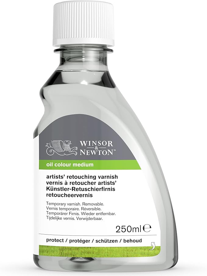 Winsor & Newton Professional Artists' Retouching Varnish, 250ml (8.4oz) Bottle