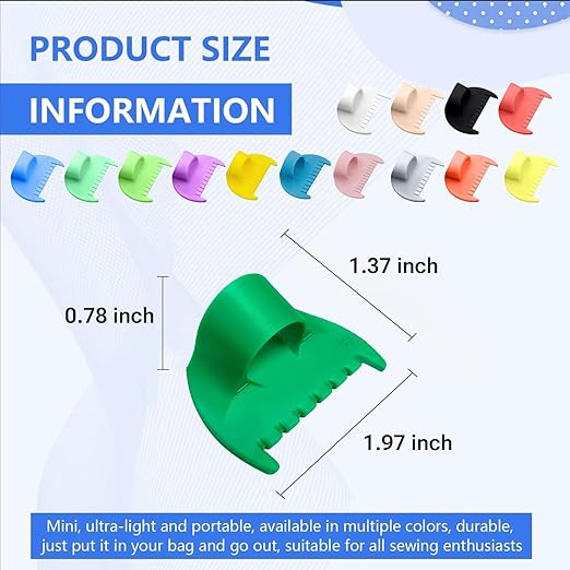 5mm Seam Guide for Hand Sewing Edge Lockranding Tool 5 PCS Set for Leather/Fabric/Craft Sew, Light Skin