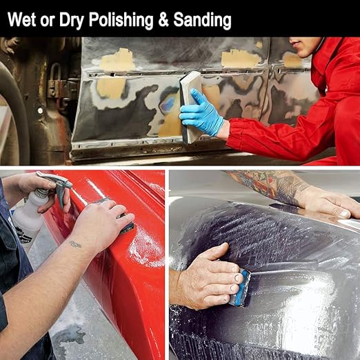 9x3.6 inch Sandpaper, 30 Sheet 5000 Grit Wet and Dry Sand Paper, Fine Precision Abrasive Pads Detail Sander Sheets Paper for Automotive Sanding, Wood Turing Finishing, Metal Furniture Polishing