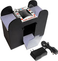 GSE Games & Sports Expert 6-Deck Automatic Card Shuffler, AC/DC-Power & Battery-Operated Shuffler Machines for Playing Cards, Blackjack, Texas Hold'em, Canasta, Bridge, UNO
