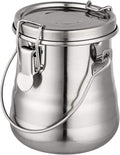 MyLifeUNIT Paint Brush Washer, Airtight Stainless Steel Brush Cleaner for Painting (Medium)