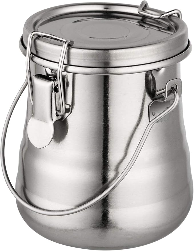 MyLifeUNIT Paint Brush Washer, Airtight Stainless Steel Brush Cleaner for Painting (Medium)
