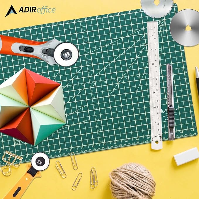 Adir Self Healing Cutting Mat - 30x42 Inches Sew Cutting Mat and Quilt Cutting Mat with 5 Layers, Double Sided Cutting Mat for Crafts - Reversible Non-Slip Cutting Pad with Grid