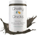 Chalky Chicks All-in-One Chalk Paint for Furniture or Cabinet - 32 Fl Oz - Matte Finish Beachwood (Brown/Gray) for Metal, Wood Furniture Paint - No Sanding All-in-One for Home Decor & Crafts, USA Made