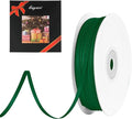 LIUYAXI Forest Green Double Faced Satin Ribbon, 1/8" X Continuous 100 Yards, Thin Ribbons Perfect for Gift Wrapping Wedding Invitation Card Hair Bows Tag Floral Arrangement DIY Craft