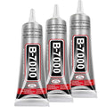 B7000 Jewelry Glue for Jewelry Making, FITTDYHE 3PCS 50ML/1.69 fl oz Clear B-7000 Glue Rhinestone, Multipurpose Super Adhesive for Phone Repair Nail Art Wood Glass Charms