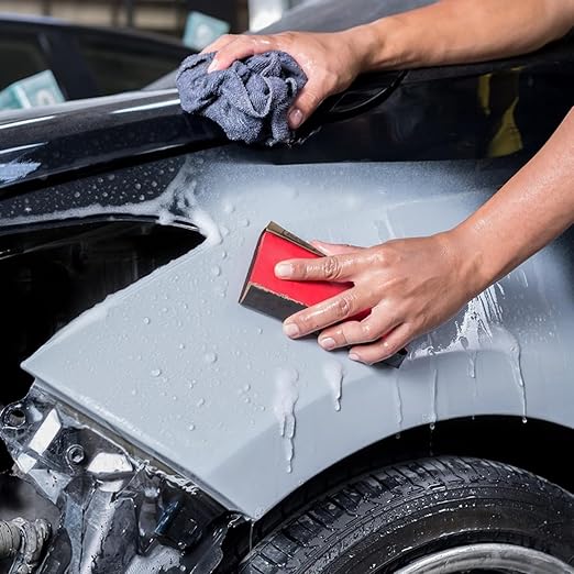 5000 Grit Sandpaper, 9 x 11 Inch Wet Dry Sand Paper Hand Abrasive Sanding Sheets for Wood Metal Automotive Sanding and Polishing, Extra Fine - 5 Sheets