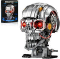Mechanical Halloween Skull Building Set for Adult,Skeleton Head Building Blocks Toys,Buildable Horror Display Model,Collectible Decor for Home or Office,Gift for Men Boys 8-14(1099pcs)
