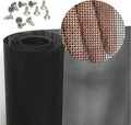 304 Stainless Steel Mesh Screen, 14 Mesh 304 Stainless Steel Security Screen, PVC Coated Heavy Duty 47inch x 118 inch Wire Mesh Window Screen Hardware Cloth Sturdy Metal Mesh Door Security Screen Mesh