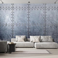 wall26 Wall Sticker/Wall Mural Metal Background, Not Peel and Stick, Non-Woven Wallpaper Decorative for Bedroom, Living Room, Office - 96x120 inches