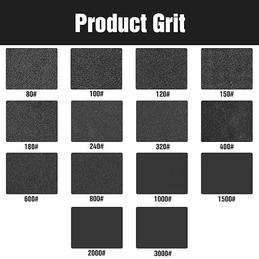 100 Pcs 5 inch Wet Dry Sanding Discs Grit 1500 Hook and Loop 8 Hole Silicon Carbide Orbital Sander Sandpaper